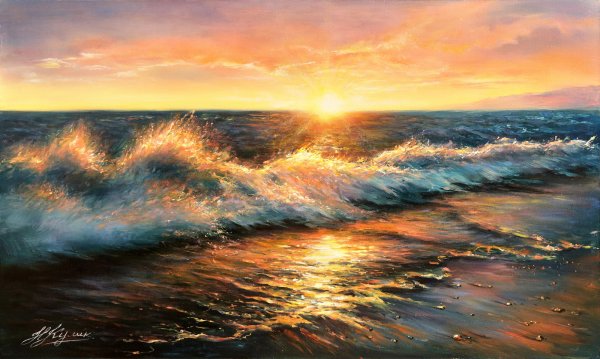 Море художник Кулик Наталья