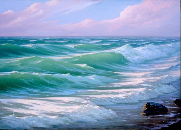 Роза художник маринист