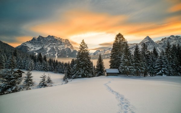 Красивые зимние горы