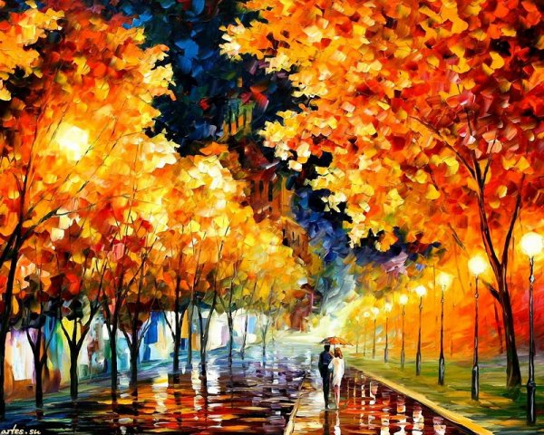 Яркая осень Леонида Афремова