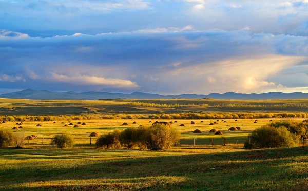 Бескрайние степи Бурятии