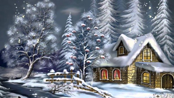 Сказочный зимний лес