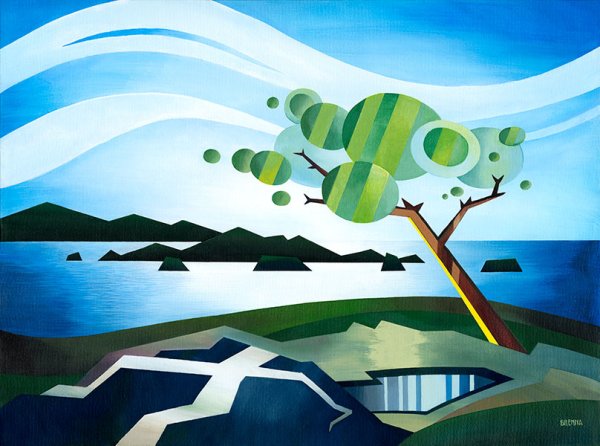 Стилизованный пейзаж