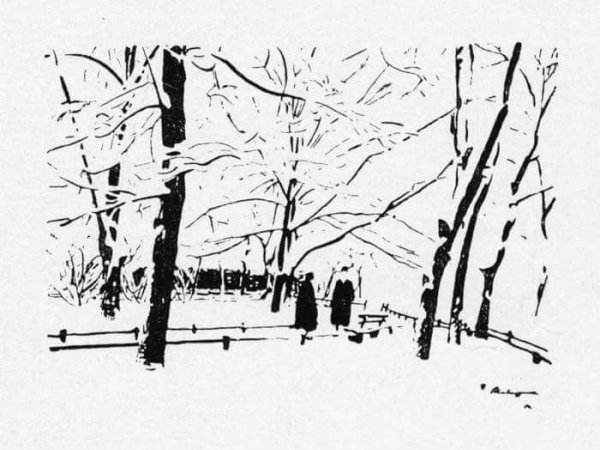 Митурич Петр Васильевич художник пейзажи тушью