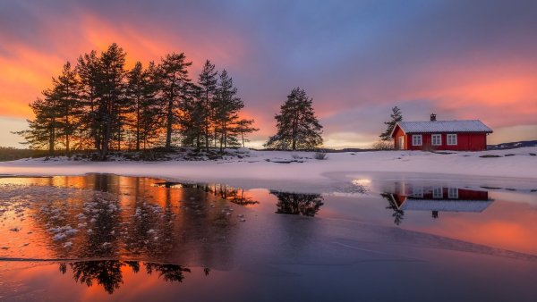 Зимний закат