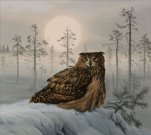 Художник Teppo Terä (1935-2014 г.),