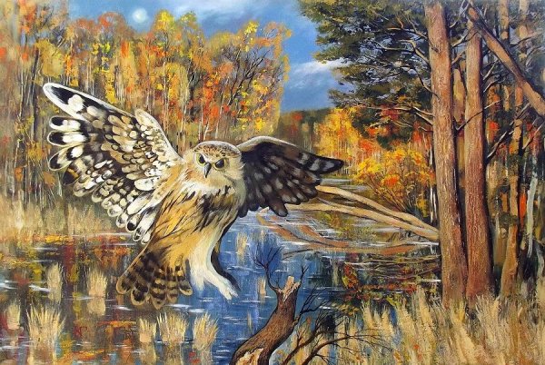 Художник Григорий Ксенев осень