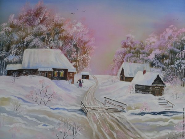 Художник Наталья Шайкина картины зима