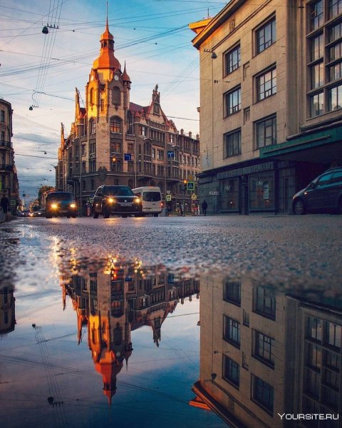 Город после дождя