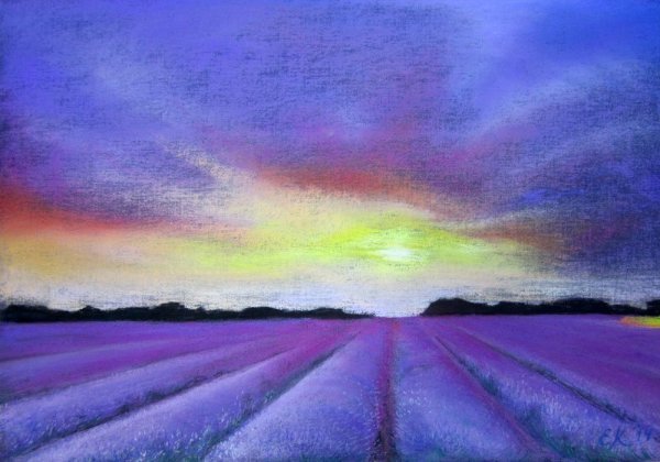 Рисунки пастелью