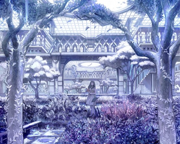 Зимний сад арт