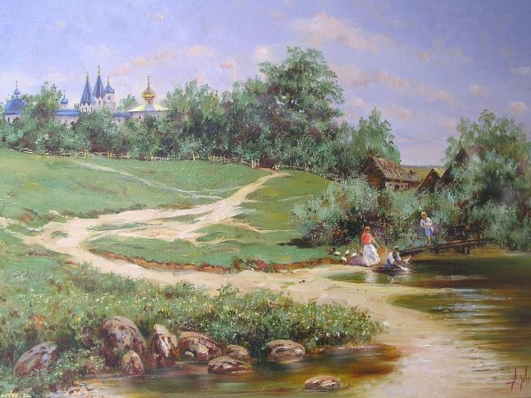 Художник Александр Милюков пейзажи