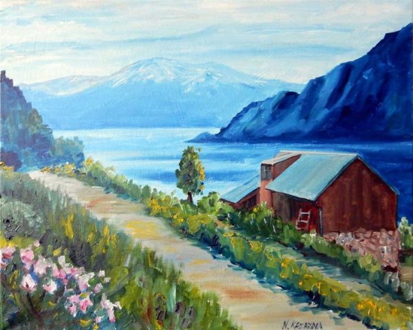 Норвегия живопись пейзажи