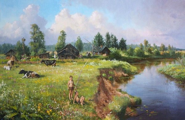 Владимир Юрьевич Жданов (деревня у реки)