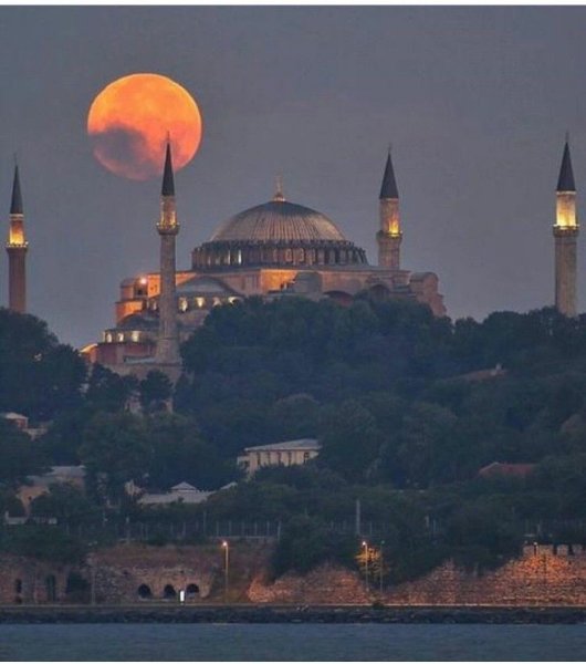 Айя София на закате