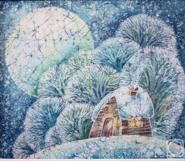 Горячий батик зима