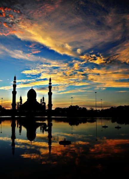 Мечеть на закате