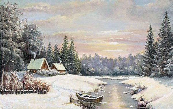 Сергей Басов русский художник-пейзажист