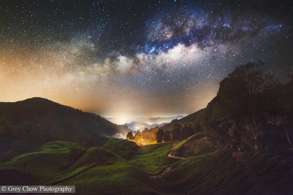 Красивое ночное небо