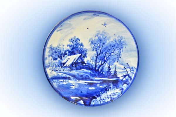 Гжель пейзаж