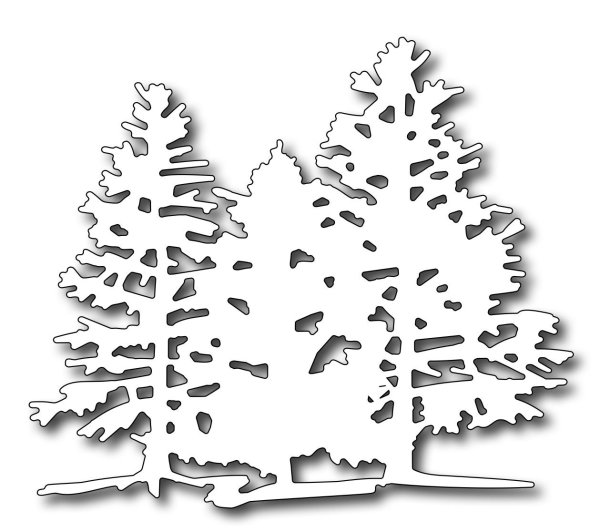 Зимние деревья на окна