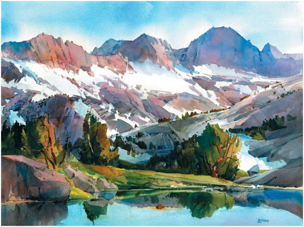 Арнольд Лоури горный пейзаж