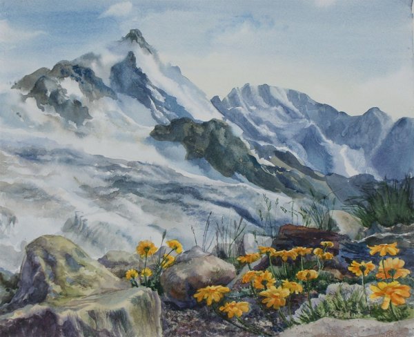 Горные Долины Занскар живопись