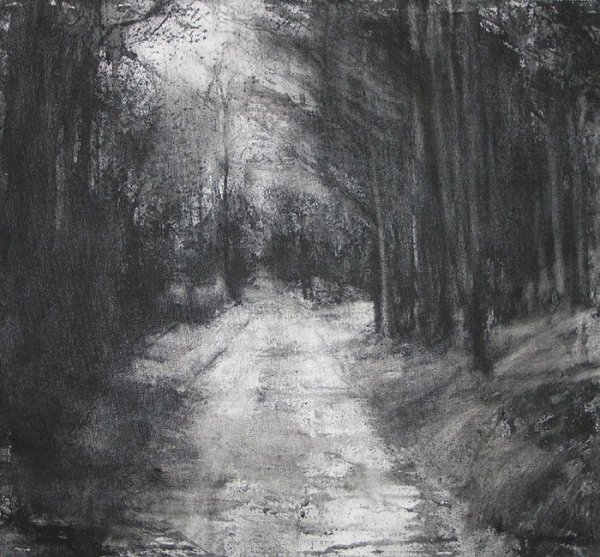 Картины углем пейзажи