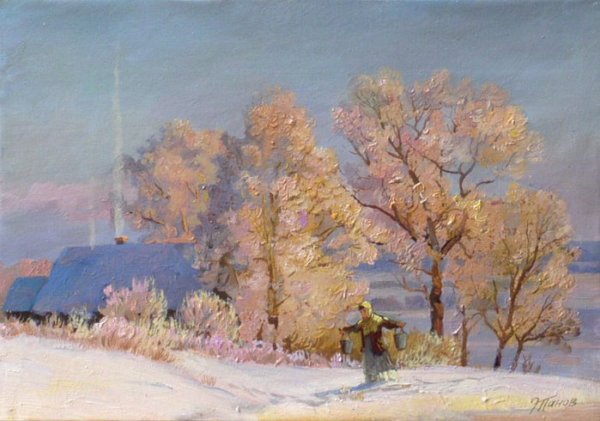 Карл Розен зимний лес