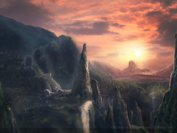 Фэнтези пейзажи