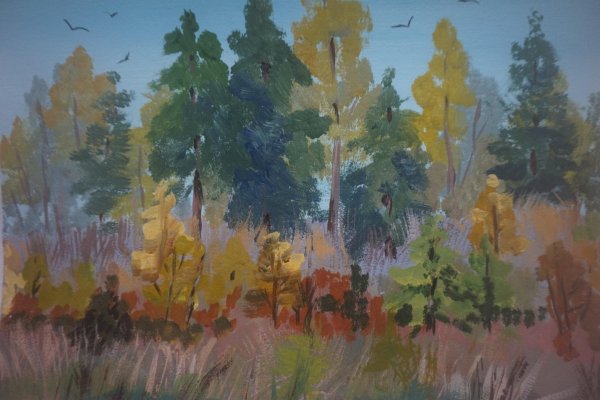 Изо пейзаж родной природы