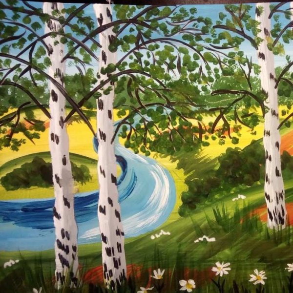 Рисунок на тему природа родного края