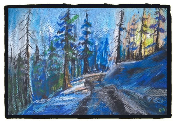 Живопись на наждачной бумаге