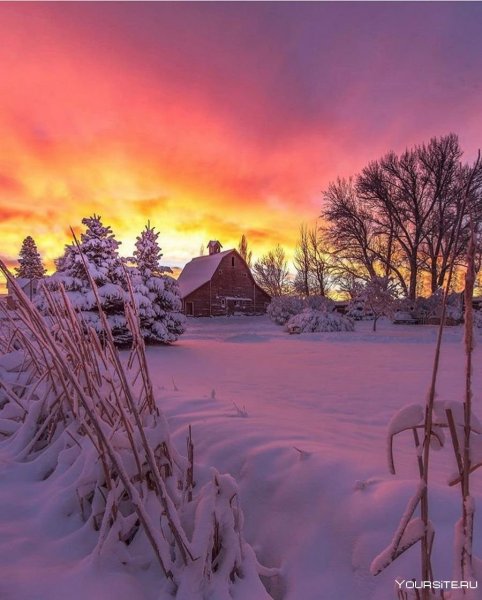 Зимний закат