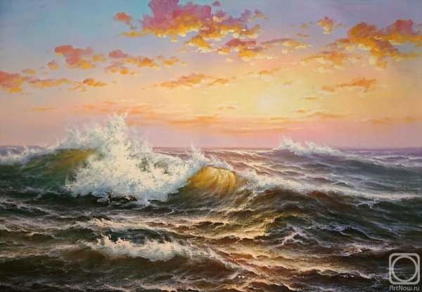 Морские пейзажи маслом на холсте