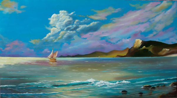 Георгий Дмитриев морской пейзаж живопись