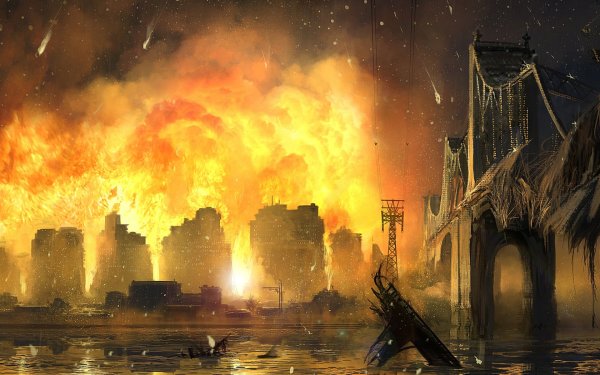 Город в огне