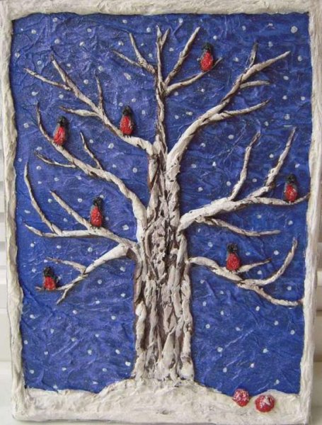 Панно на тему зима