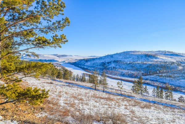 Забайкальский край Чита зима
