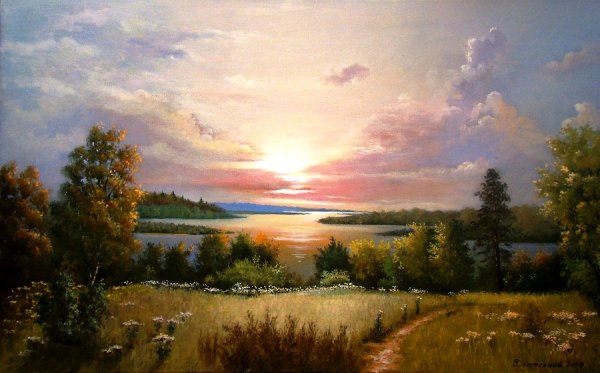 Пейзажи художника Божкова романа