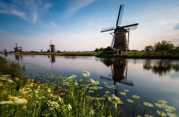 Астрахань Ветряные мельницы