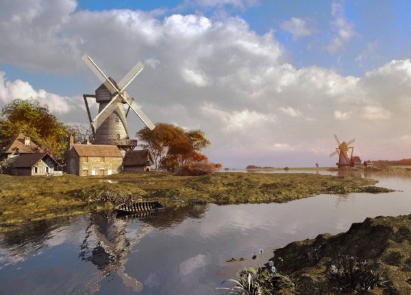 Доминик Дэвисон художник мельница