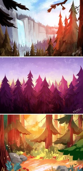 Лес гномов Гравити Фолз