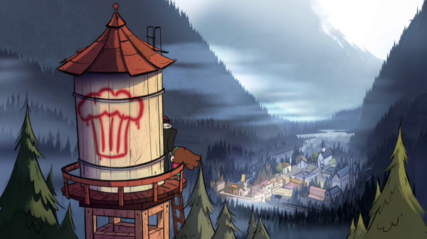 Водонапорная башня Gravity Falls