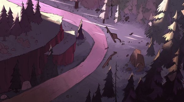 Эстетика Гравити Фолз