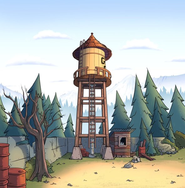 Водонапорная башня Gravity Falls