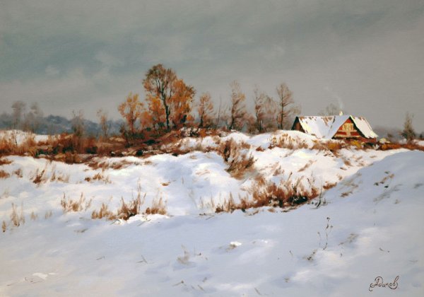 Пейзажи художника Дмитрия Колпашникова.