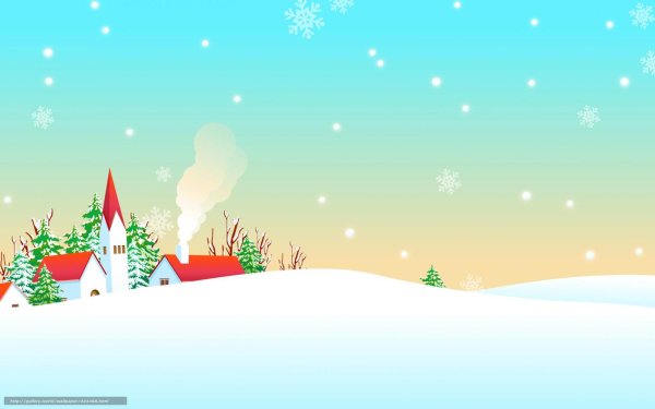 Фон зимний детский