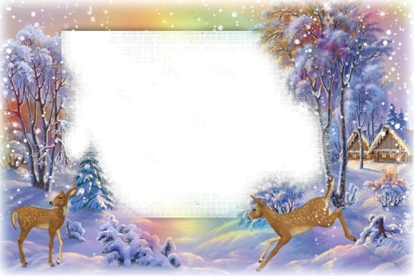 Зимняя рамка