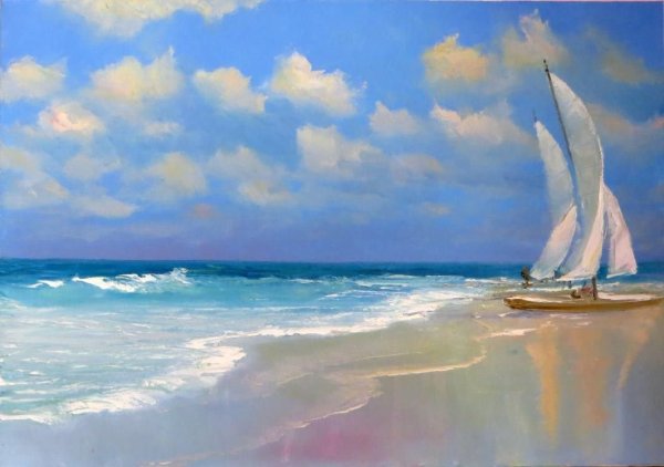 Виктор Лузик морской пейзаж